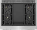 Dual Fuel Professional Range 36" Pro Grand Commercial Depth view 5