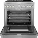 Dual Fuel Professional Range 36" Pro Grand Commercial Depth view 6