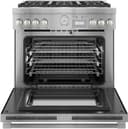 Dual Fuel Professional Range 36" Pro Grand Commercial Depth view 2
