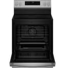 30” Smart Free-Standing Electric Convection Range with No Preheat Air Fry and EasyWash Oven Tray view 4