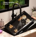 30” Smart Free-Standing Electric Convection Range with No Preheat Air Fry and EasyWash Oven Tray view 10