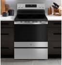 30” Smart Free-Standing Electric Convection Range with No Preheat Air Fry and EasyWash Oven Tray view 25