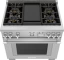 Gas Professional Range 36" Pro Grand Commercial Depth view 2