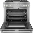 Gas Professional Range 36" Pro Grand Commercial Depth view 4