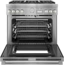 Gas Professional Range 36" Pro Grand Commercial Depth view 2