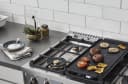30 inch Dual Fuel Range, 4 Brass Burners, Electric Self-Clean Oven view 12