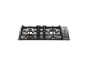 30 Drop-in Gas Cooktop 4 brass burners view 1