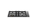 30 Drop-in Gas Cooktop 4 brass burners view 1