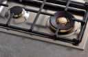 30 Drop-in Gas Cooktop 4 brass burners view 3