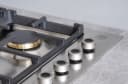 36 Drop-in Gas Cooktop 5 brass burners view 2