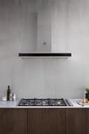 36 Drop-in Gas Cooktop 6 brass burners view 3