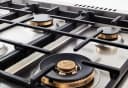 36 Gas Rangetop 6 brass burners view 3