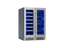 24" French Door Dual Zone Wine & Beverage Cooler view 4