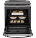 Series 30" Slide-In Front Control Electric Convection Range with Warming Drawer view 4