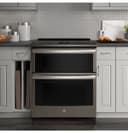 30" Smart Slide-In Electric Double Oven Convection Range view 6