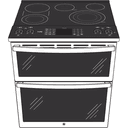 30" Smart Slide-In Electric Double Oven Convection Range view 7