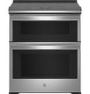 30" Smart Slide-In Electric Double Oven Convection Fingerprint Resistant Range view 1
