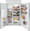 48" Smart Built-In Side-by-Side Refrigerator with Dispenser view 3