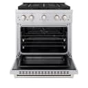 ZLINE 30 in. 4.2 cu. ft. Paramount Dual Fuel Range with 4 Burner DuoPro™ Cooktop and Electric Convection Oven in Stainless Steel (PSDR30) view 20