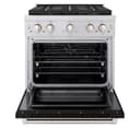 ZLINE 30 in. 4.2 cu. ft. Paramount Dual Fuel Range with 4 Burner DuoPro™ Cooktop and Electric Convection Oven with Black Matte Door (PSDR-BLM-30) view 20