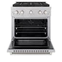 ZLINE 30 in. 4.2 cu. ft. Paramount Dual Fuel Range with 4 Burner DuoPro™ Cooktop and Electric Convection Oven in Satin Stainless Steel (PSDRS-30) view 22