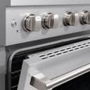 ZLINE 30 in. 4.2 cu. ft. Paramount Dual Fuel Range with 4 Burner DuoPro™ Cooktop and Electric Convection Oven in Satin Stainless Steel (PSDRS-30) view 12