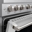 ZLINE 36 in. 5.2 cu. ft. Paramount Dual Fuel Range with 6 Burner DuoPro™ Cooktop and Electric Convection Oven in Satin Stainless Steel (PSDRS-36) view 13