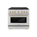 Autograph Edition 36 in. 5.2 cu. ft. Paramount Dual Fuel Range with 6 Burner DuoPro™ Cooktop and Electric Convection Oven view 1