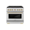 Autograph Edition 36 in. 5.2 cu. ft. Paramount Dual Fuel Range with 6 Burner DuoPro™ Cooktop and Electric Convection Oven view 1