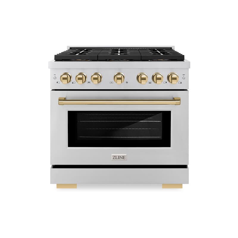 Autograph Edition 36 in. 5.2 cu. ft. Paramount Dual Fuel Range with 6 Burner DuoPro™ Cooktop and Electric Convection Oven