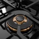 ZLINE Autograph Edition 30 in. 4.2 cu. ft. Paramount Dual Fuel Range with 4 Burner DuoPro™ Cooktop and Electric Convection Oven in Stainless Steel with White Matte Door and Matte Black Accents (PSDRZ-WM-30-MB) view 14