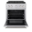 ZLINE 30 in. 4.2 cu. ft. Paramount Gas Range with 4 Burner DuoPro™ Cooktop and Convection Gas Oven in Stainless Steel (PSGR30) view 20