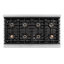 ZLINE 48 in. 6.7 cu. ft. Paramount Gas Range with 8 Burner DuoPro™ Cooktop and Dual Ovens in Satin Stainless Steel (PSGRS-48) view 13