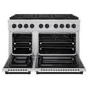 ZLINE Autograph Edition 48 in. 6.7 cu. ft. Paramount Gas Range with 8 Burner DuoPro™ Cooktop and Dual Ovens in Satin Stainless Steel and Matte Black Accents (PSGRSZ-48-MB) view 19