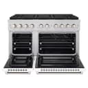 48 in. 6.7 cu. ft. Paramount Gas Range with 8 Burner DuoPro™ Cooktop and Dual Ovens with White Matte Doors view 17