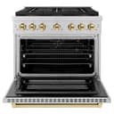 Autograph Edition 36 in. 5.2 cu. ft. Paramount Gas Range with 6 Burner DuoPro™ Cooktop and Convection Gas Oven view 17
