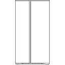 Counter-Depth 22.6 Cu. Ft. Side-By-Side Refrigerator view 4