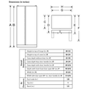 Counter-Depth 22.6 Cu. Ft. Side-By-Side Refrigerator view 5