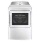 Ge Profile™ Energy Star® 7.4 Cu. Ft. Capacity Aluminized Alloy Drum Gas Dryer With Sanitize Cycle And Sensor Dry view 1