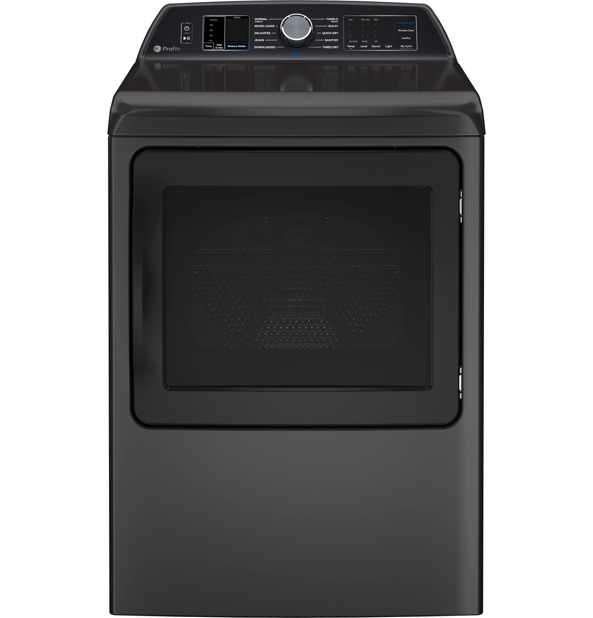 7.4 cu. ft. Capacity Smart aluminized alloy drum Electric Dryer with Sanitize Cycle and Sensor Dry