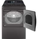 Ge Profile™ Energy Star® 7.4 Cu. Ft. Capacity Smart Aluminized Alloy Drum Electric Dryer With Sanitize Cycle And Sensor Dry view 10