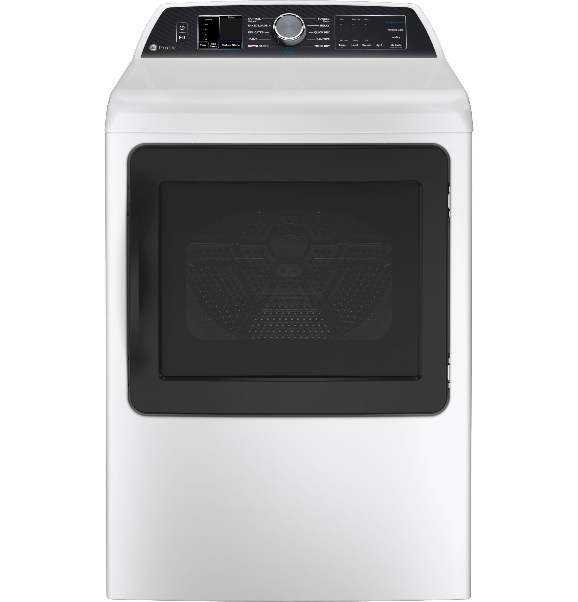 7.4 cu. ft. Capacity Smart aluminized alloy drum Electric Dryer with Sanitize Cycle and Sensor Dry