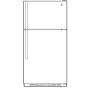 21.7 Cu. Ft. Top-Freezer Refrigerator with Internal Dispenser view 11