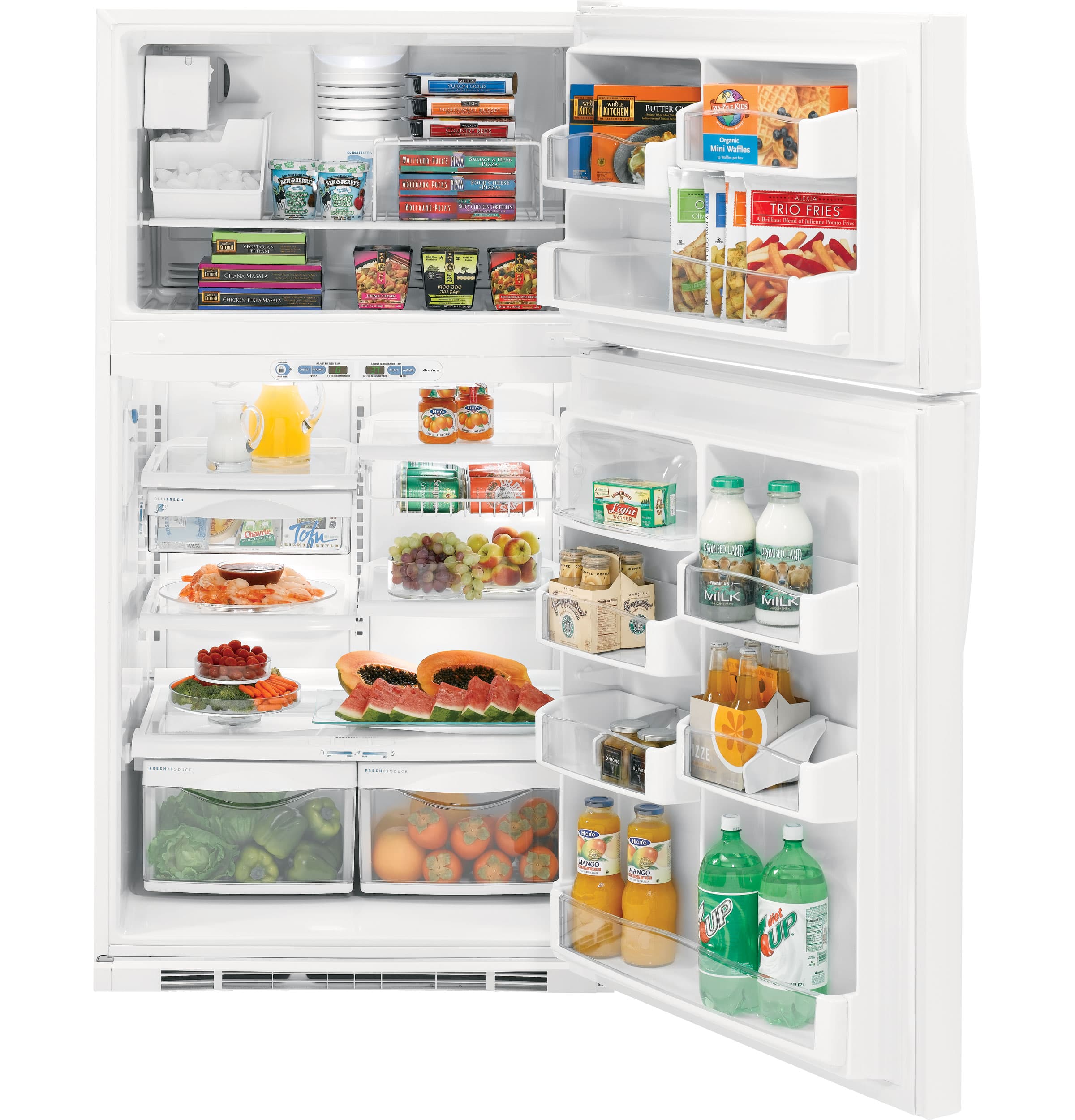 21.7 Cu. Ft. Top-Freezer Refrigerator with Internal Dispenser