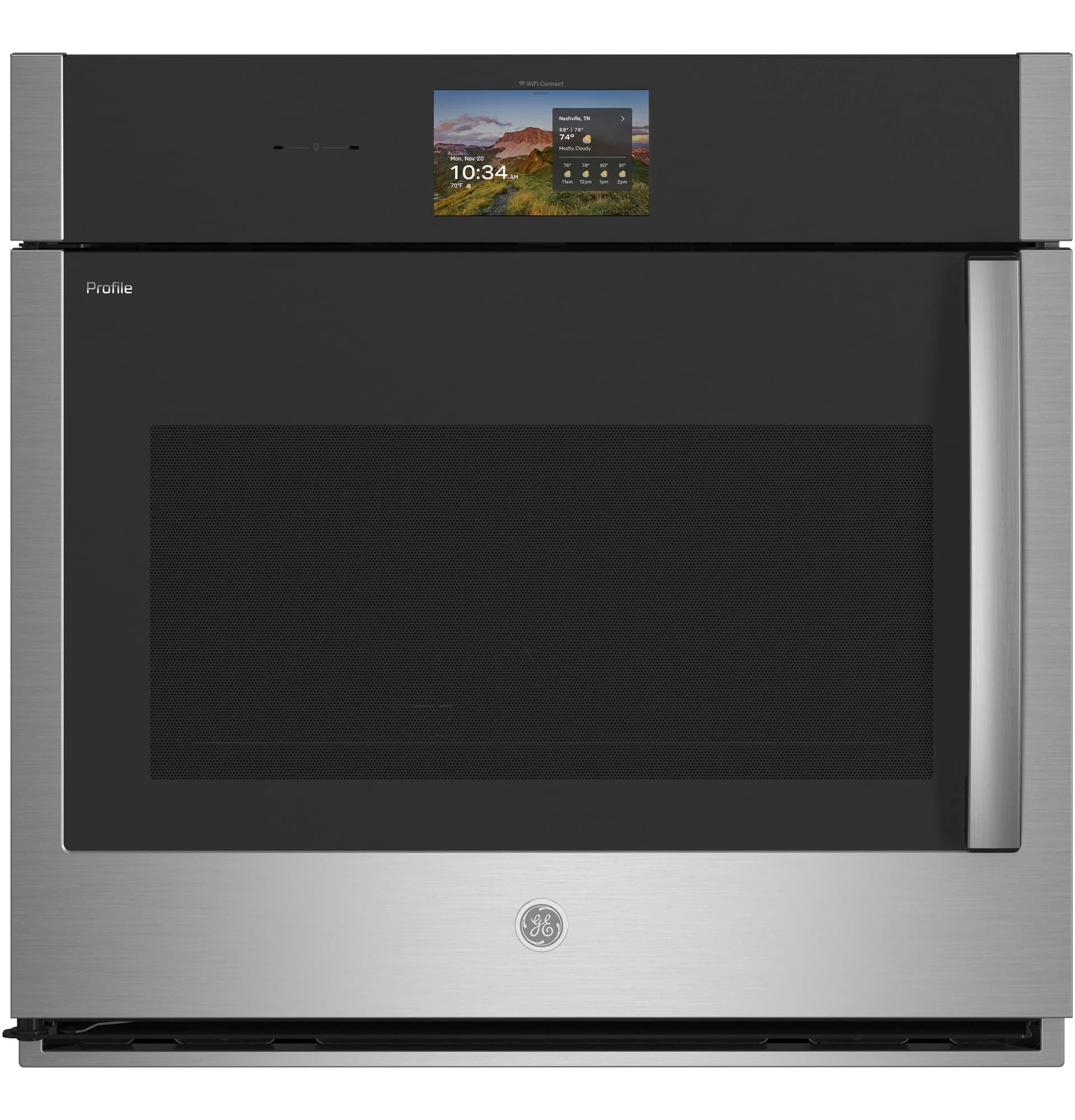 30" Smart Built-In Convection Single Wall Oven with Left-Hand Side-Swing Doors