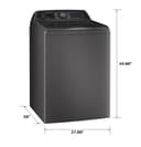 Ge Profile™ Energy Star® 5.4 Cu. Ft. Capacity Washer With Smarter Wash Technology And Flexdispense™ view 3