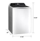 Ge Profile™ Energy Star® 5.4 Cu. Ft. Capacity Washer With Smarter Wash Technology And Flexdispense™ view 3