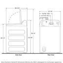 5.3 cu. ft. Capacity Washer with Smarter Wash Technology and FlexDispense view 2