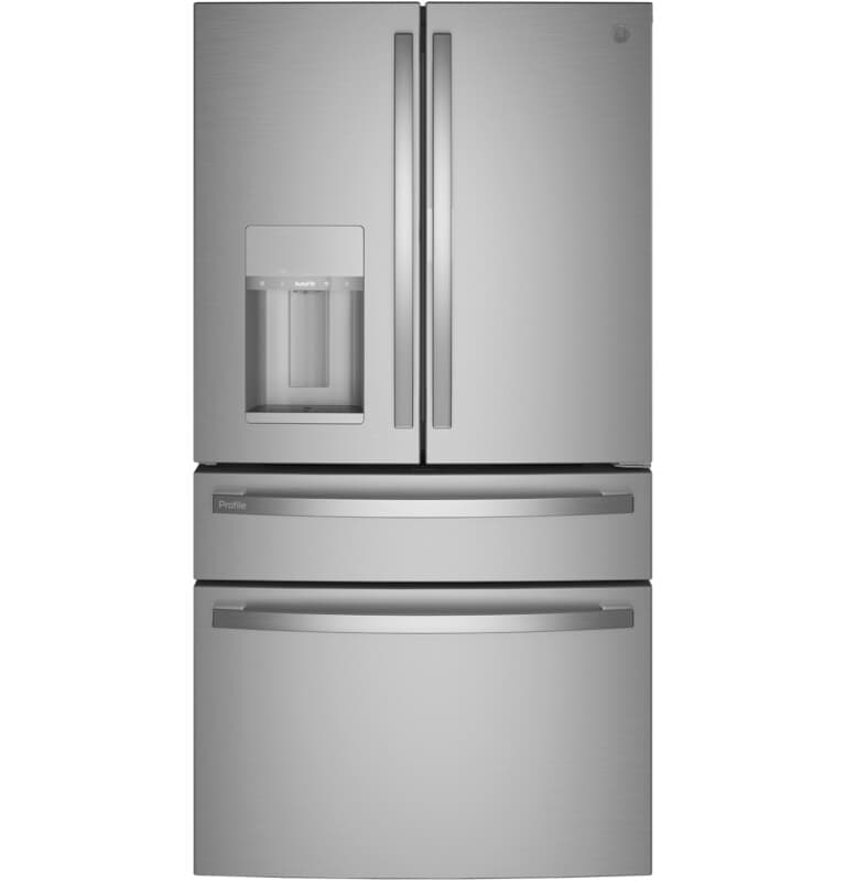 27.9 Cu. Ft. Smart Fingerprint Resistant 4-Door French-Door Refrigerator with Door In Door