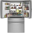 27.9 Cu. Ft. Smart Fingerprint Resistant 4-Door French-Door Refrigerator with Door In Door view 3